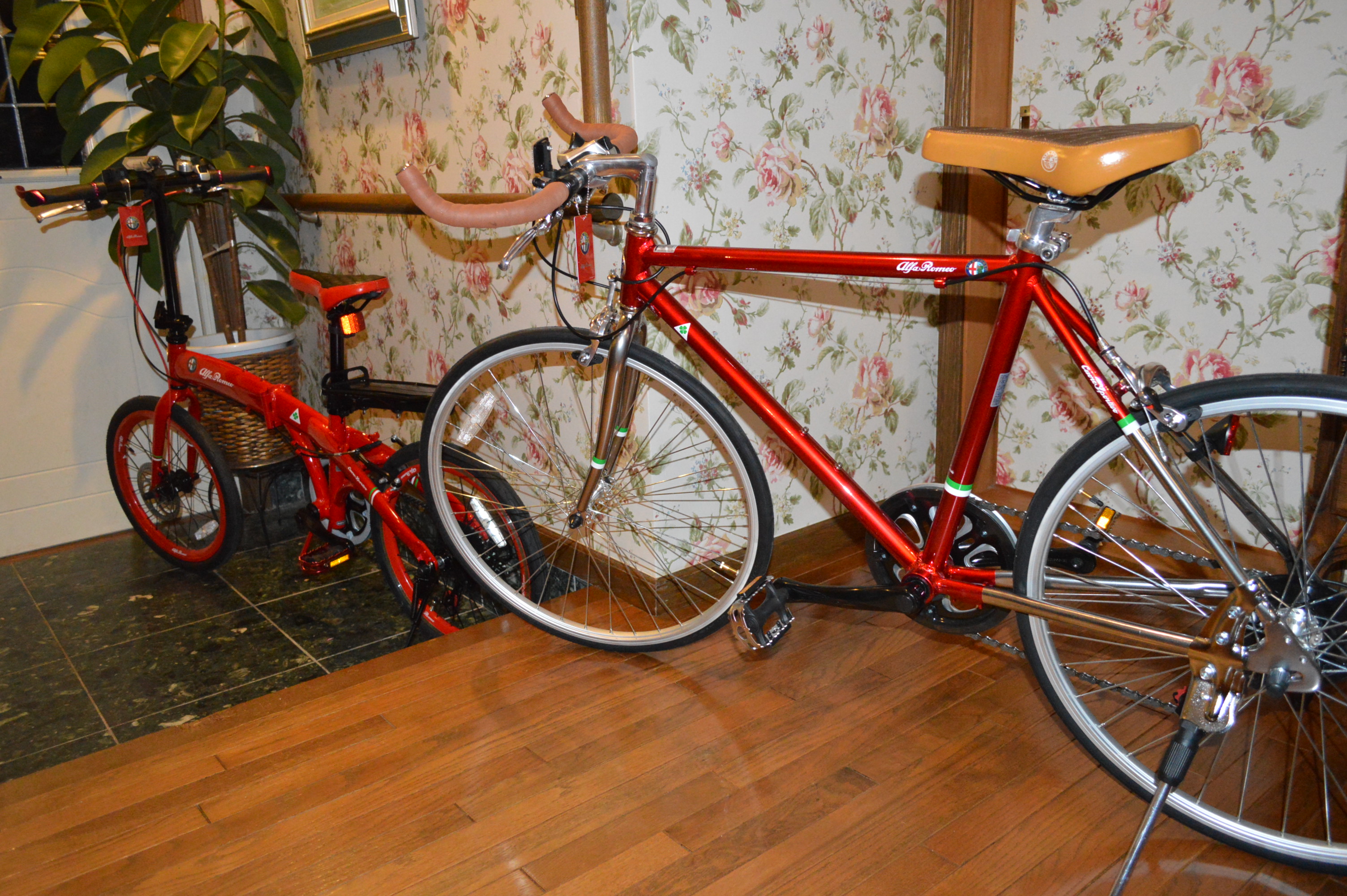 Alfa Romeoの赤い自転車・・・・・・２台買っちゃいました！: 私の家族 